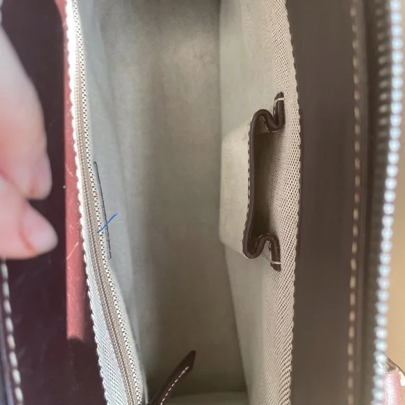 Dooney bourke briefcase handbag brown signature - Picture 5 of 5